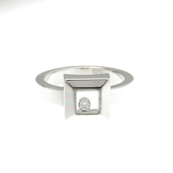 CHOPARD 18k White Gold Diamond Ring - Picture 1 of 11